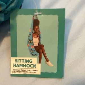 Blue Butterfly Sitting Hammock